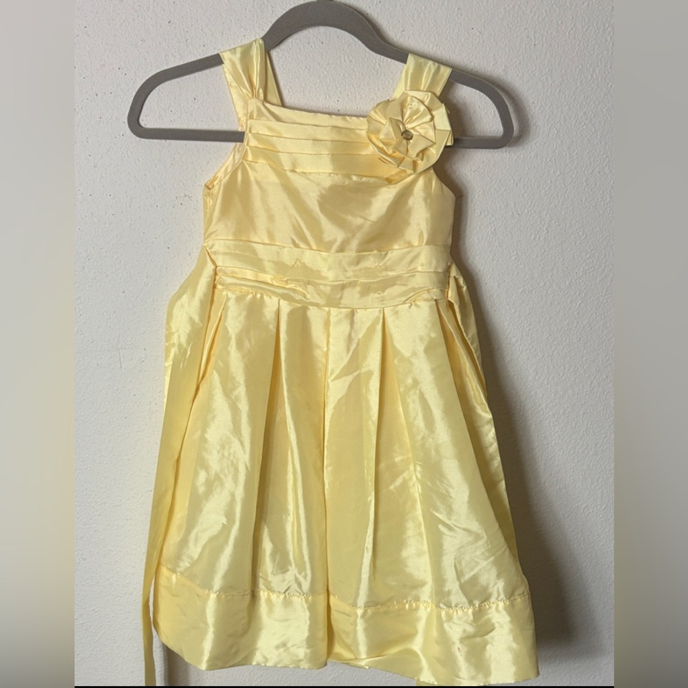Sugar Plum Baby Girls'  Sleeveless Party Dress with pleats and rose 6